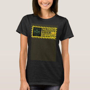 Warnhinweis für das VR-Benutzerrisiko Virtual Real T-Shirt