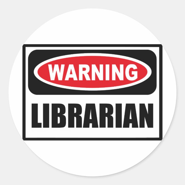 Warnhinweis für den LIBRARISCHEN Aufkleber (Vorderseite)