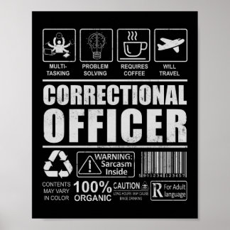 Warnhinweis für dünne Silber Poster