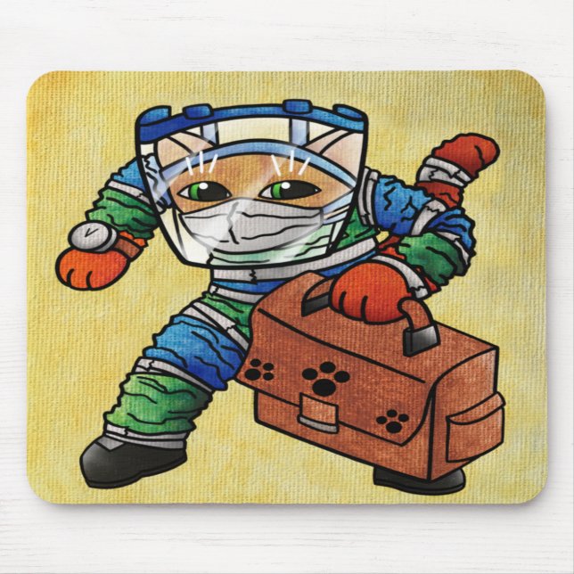 Warnhinweis Mousepad (Vorne)