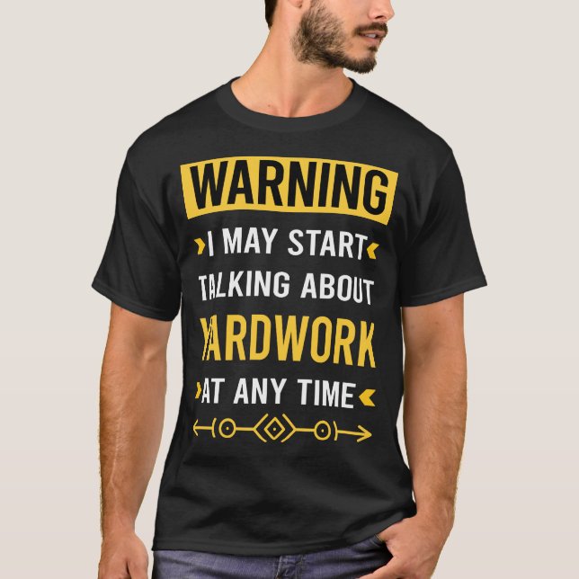 Warnhinweis T-Shirt (Vorderseite)