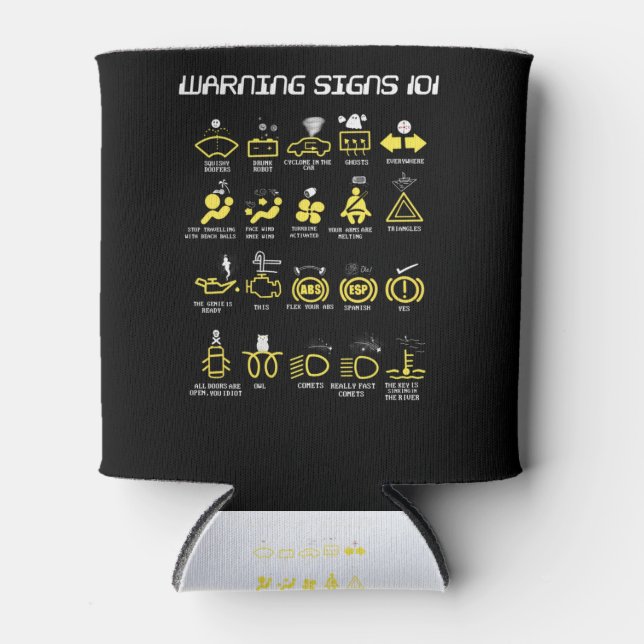 Warnhinweise 101 dosenkühler (Vorderseite)