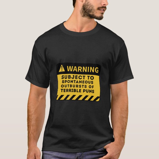 Warnhinweise, die spontan erfolgen T-Shirt (Vorderseite)