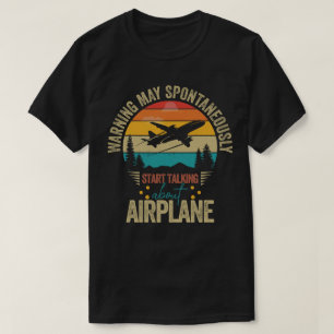 Warnhinweise können spontan anfangen, über die Luf T-Shirt