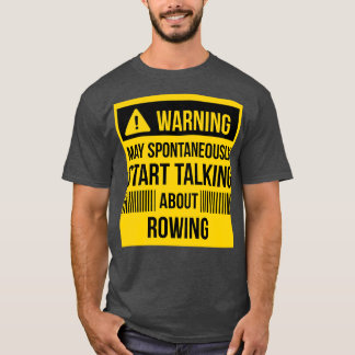 Warnhinweise können spontan beginnen, über Rowi zu T-Shirt