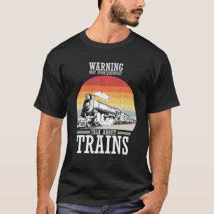 Warnhinweise können spontan über die Züge im Retro T-Shirt