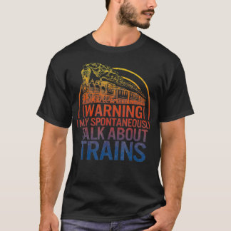 Warnhinweise über den Triebfahrzeugführer T-Shirt