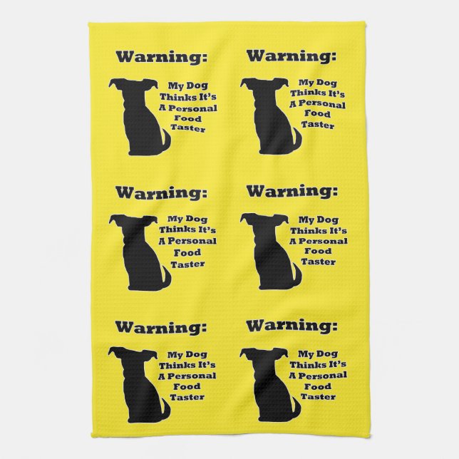 Warnhund Handtuch (Vertikal)