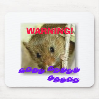 WARNING! , BEISST DIESE MAUS MOUSEPAD