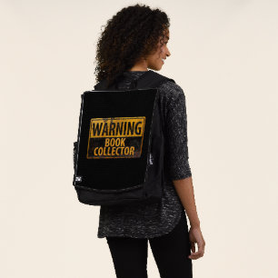 WARNING BUCHSAMMLER - RUCKSACK