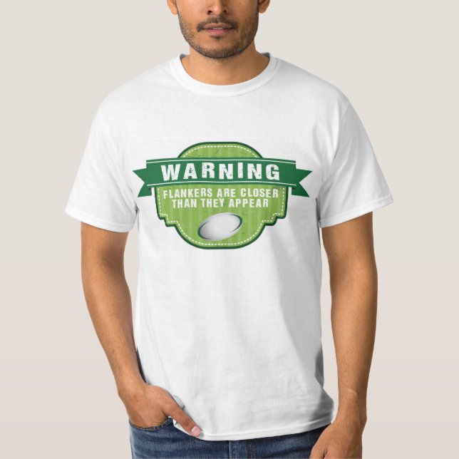 Warning... flankers are closer than they appear T-Shirt (Vorderseite)