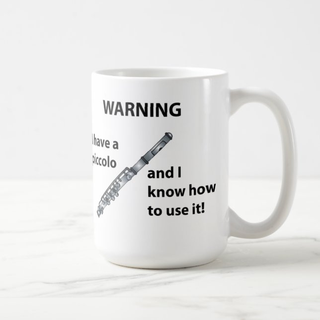 WARNING! Ich habe ein kleines… Tasse (Rechts)