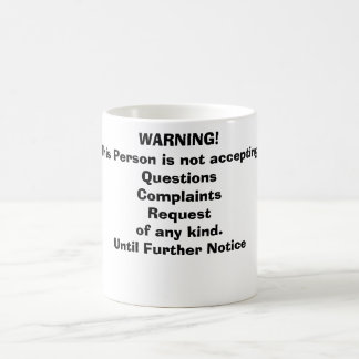 WARNING! KAFFEETASSE
