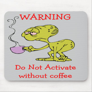 WARNING Mausunterlage Mousepad