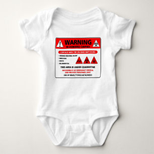WARNING-REANIMATED LEICHEN-Strampler Baby Strampler