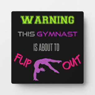 Warning This Gymnast Is About To Flip Out Fotoplatte