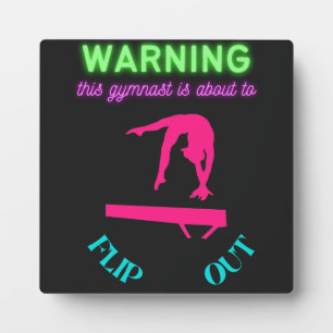 Warning This Gymnast Is About To Flip Out Fotoplatte