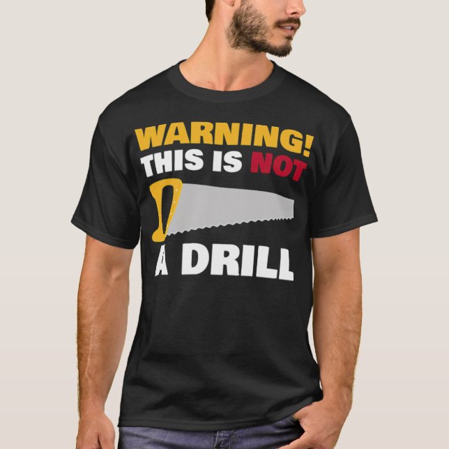 WARNING This Is Not A  boy space 8th birthday funn T-Shirt (Vorderseite)