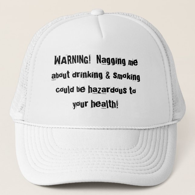 WARNING! TRUCKERKAPPE (Vorderseite)