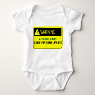 WARNING-ZOMBIE BABY BEHALTEN FINGER WEG BABY STRAMPLER