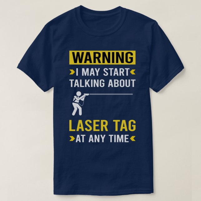 Warnlasermarke T-Shirt (Design vorne)