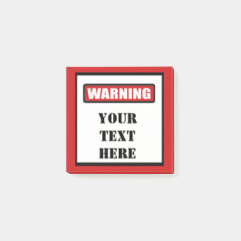 Warnmeldung Eigener Post Es 3x3 Post-it Klebezettel