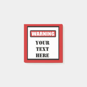 Warnmeldung Eigener Post Es 3x3 Post-it Klebezettel