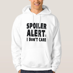 Warnmeldung: Ich kümmere mich nicht Hoodie