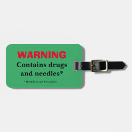 Warnmittel & Nadeln-Arzneimittel & Nähset Gepäckanhänger