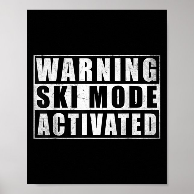 Warnmodus aktiviert poster (Vorne)