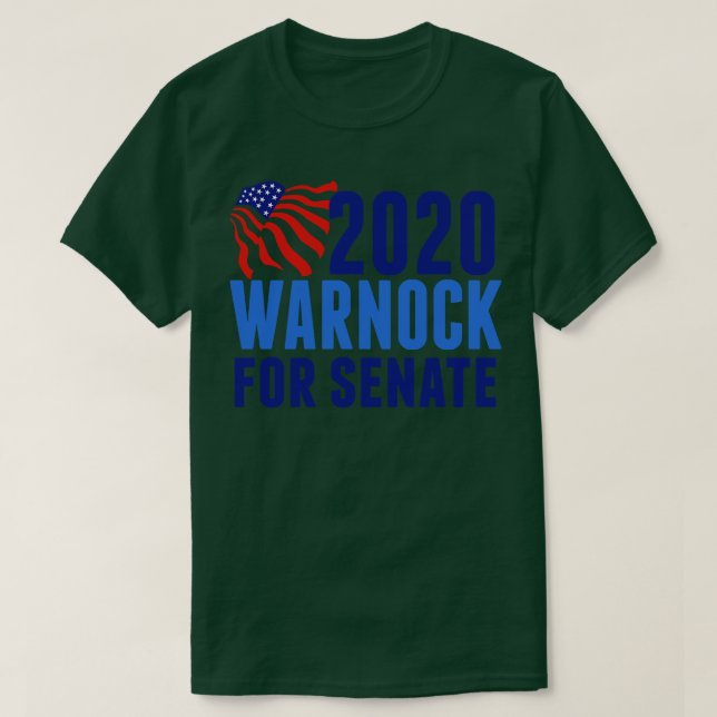 Warnock für Senat T-Shirt (Design vorne)