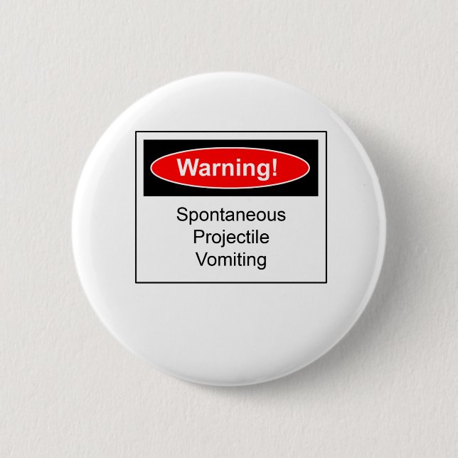 Warnschild Button (Vorderseite)