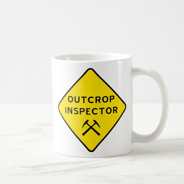 Warnschild für den Außeninspektor Tasse (Rechts)
