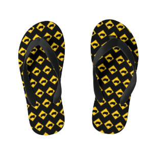 Warnschild für den Straßenverkehr Kinderbadesandalen