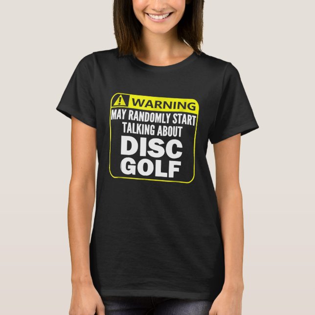 Warnschild Golf Shirt Player Geschenk lustig (Vorderseite)