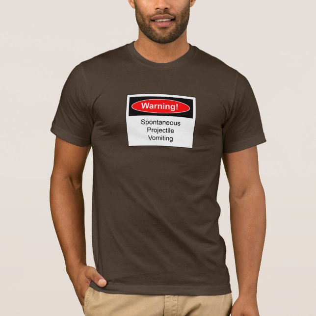 Warnschild T-Shirt (Vorderseite)