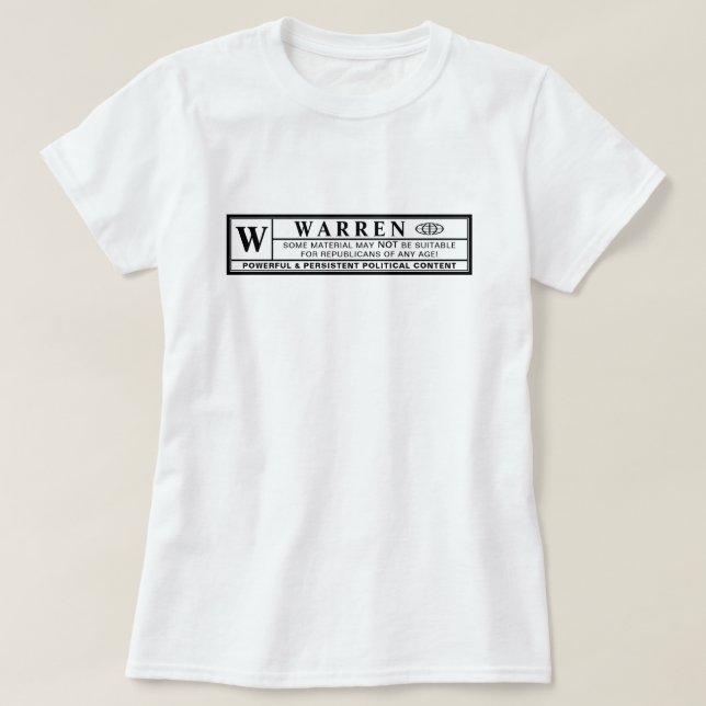 Warnschild T-Shirt (Design vorne)