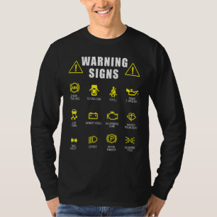 Warnschilder für Dieselfahrzeuge Auto Repa T-Shirt
