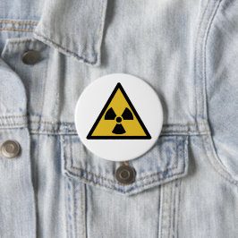 Warnsymbol (Radioaktive Gefahr) Button