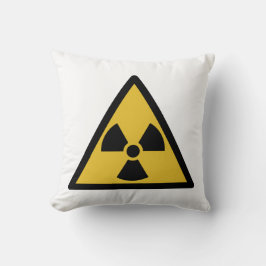 Warnsymbol (Radioaktive Gefahr) Kissen