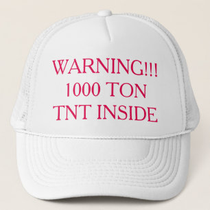 Warnung! 1000 Ton Tnt Inside Trucker Hat Truckerkappe