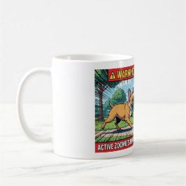 Warnung Aktive Zoomies Französische Bulldogge Lust Kaffeetasse