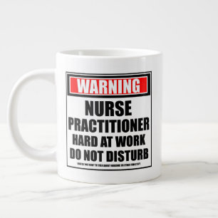 Warnung an Krankenpfleger Jumbo-Tasse