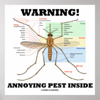 Warnung! Annoying Pest Inside (Moskito-Anatomie)