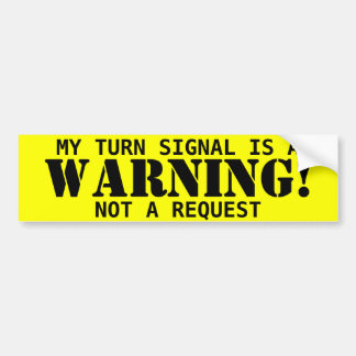 Warnung! Aufkleber Autoaufkleber