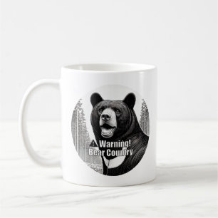 Warnung Bärenland Kaffeetasse