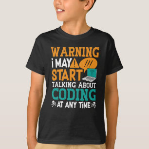 Warnung bei medizinischem Coder: Ich spreche viell T-Shirt
