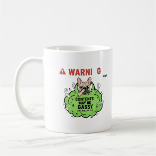 Warnung Blähsüchtiger Französische Bulldogge Lusti Kaffeetasse