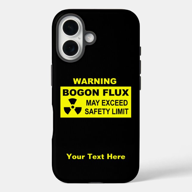Warnung: Bogon Flux Case-Mate iPhone Hülle (Rückseite)