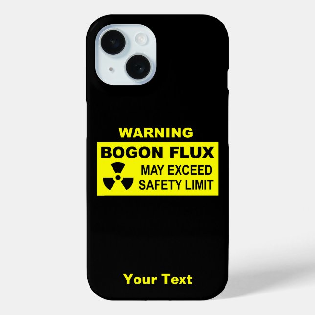 Warnung: Bogon Flux Case-Mate iPhone Hülle (Rückseite)